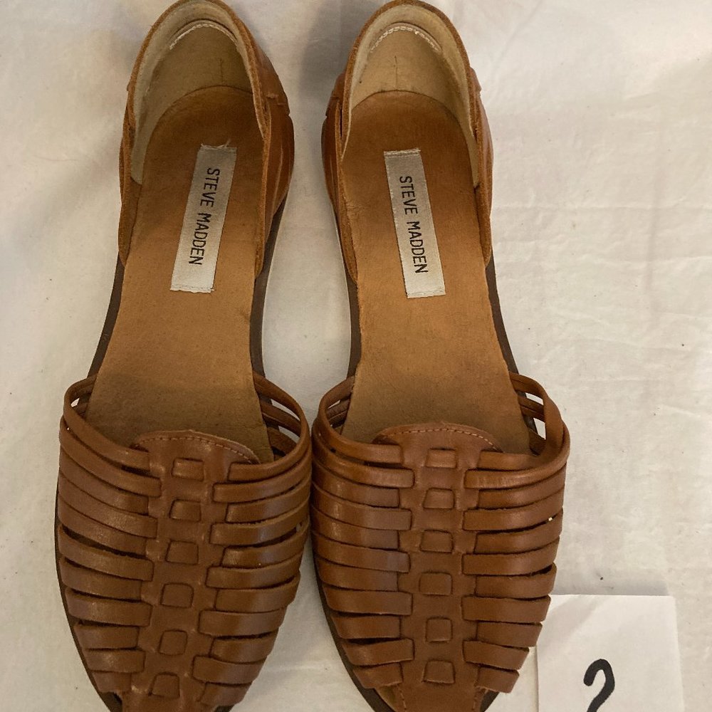 Steve Madden Leather Sandals Hillarie 7.5M